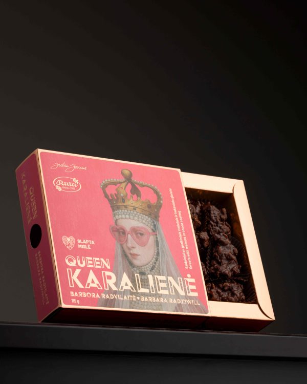 Saldainiai su graikiniais riešutais ir kakaviniu glaistu „Karalienė Barbora Radvilaitė“ - Image 4