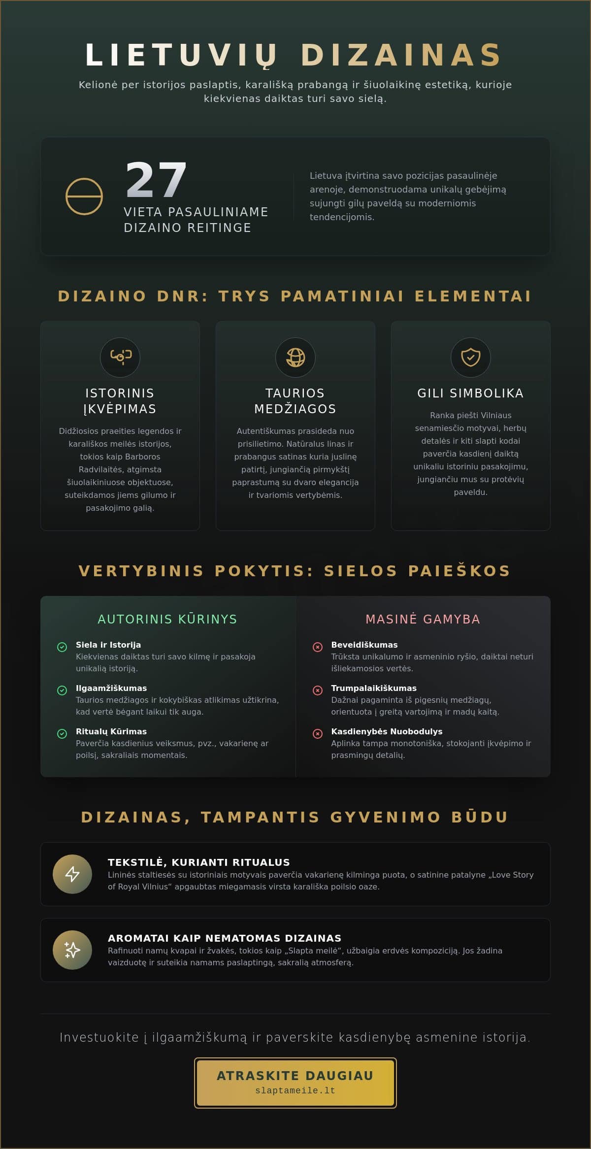 Lietuvių dizainas: Kodėl šiuolaikinė estetika neatsiejama nuo istorinio paveldo?