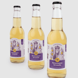 Gazuotas levandų limonadas Renesanso levanda