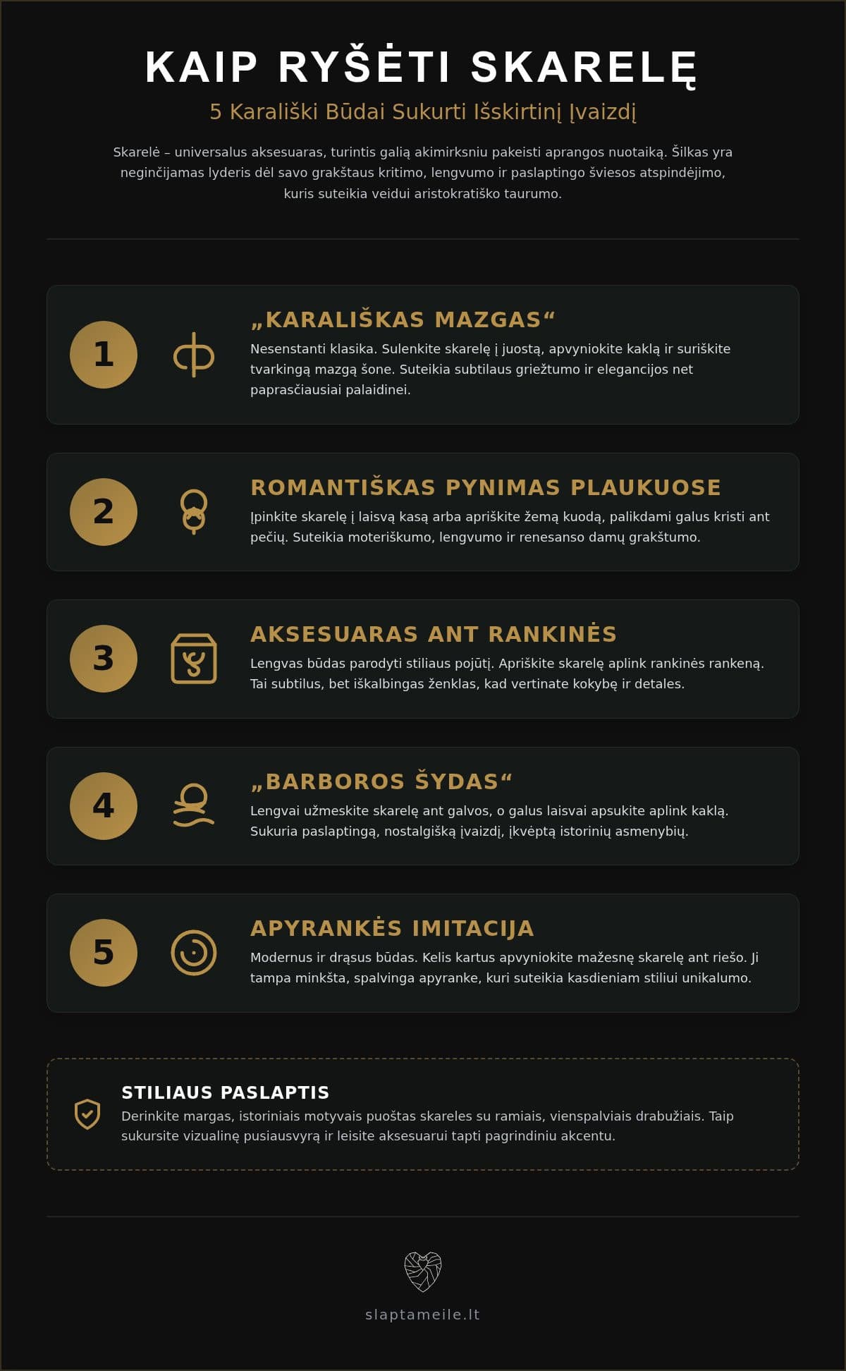 Aksesuarai su istorija: Kaip ryšėti skarelę ir kurti savo karališką legendą