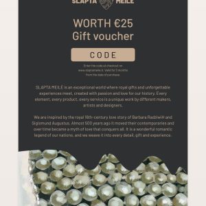 Slapta Meilė gift voucher “Barbara’s Pearls” – €25