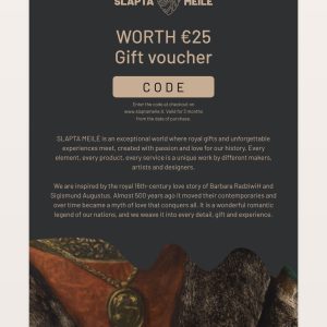 Slapta Meilė gift voucher “Royal Amulet” – €25