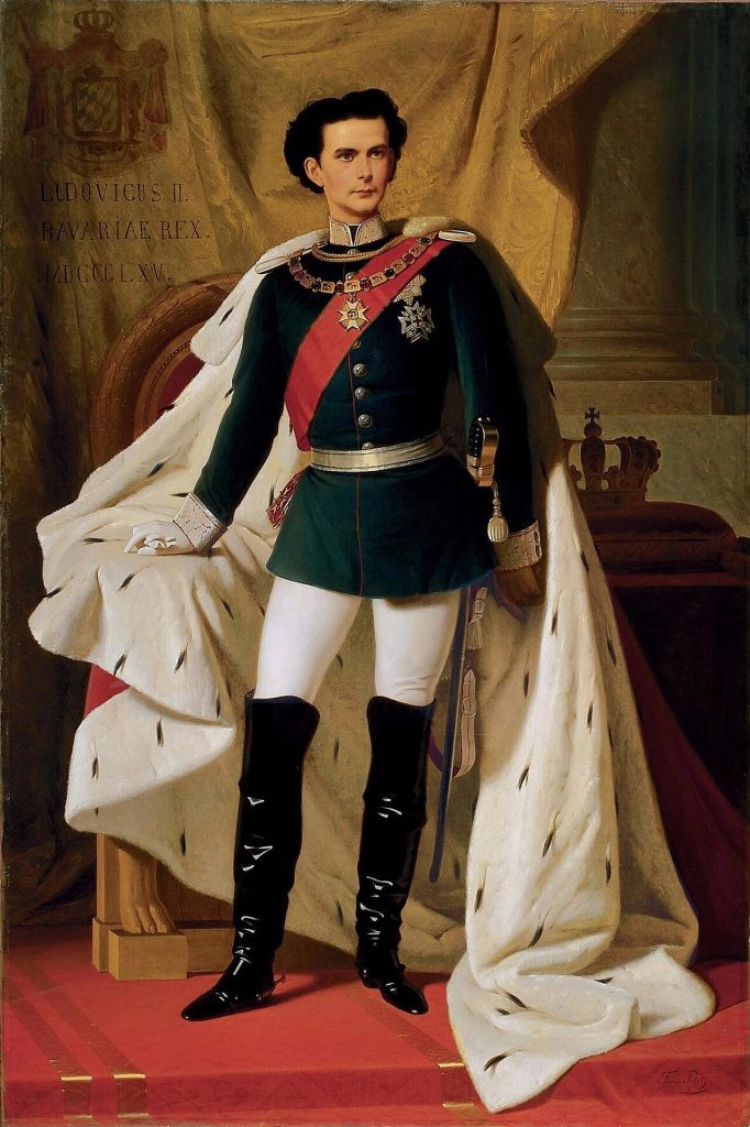 Bavarijos karalius Liudvikas II – F. von Piloty portretas