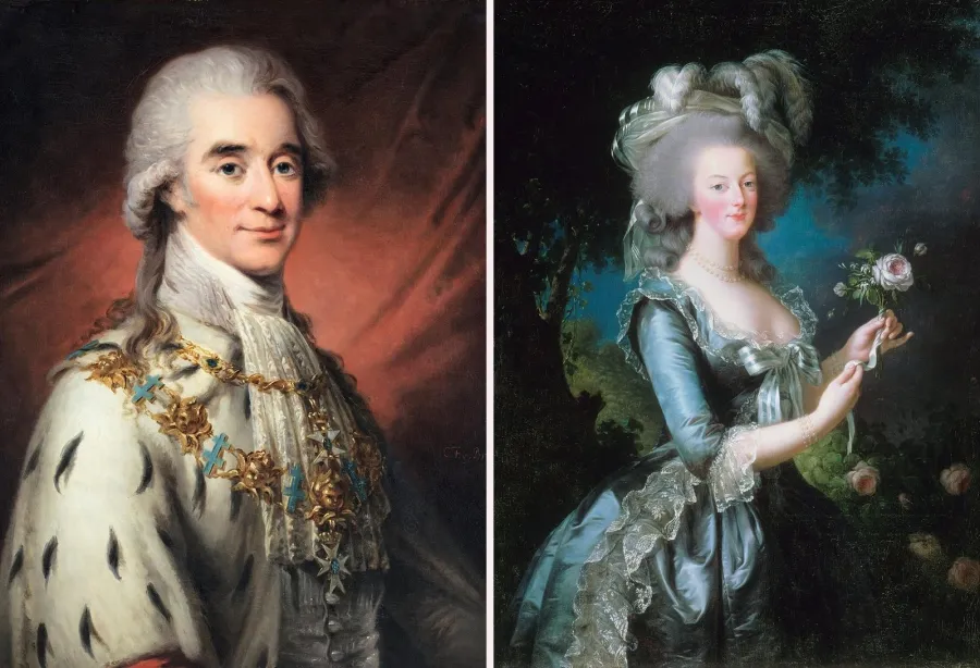 Axel von Fersen and Marie Antoinette – two portraits