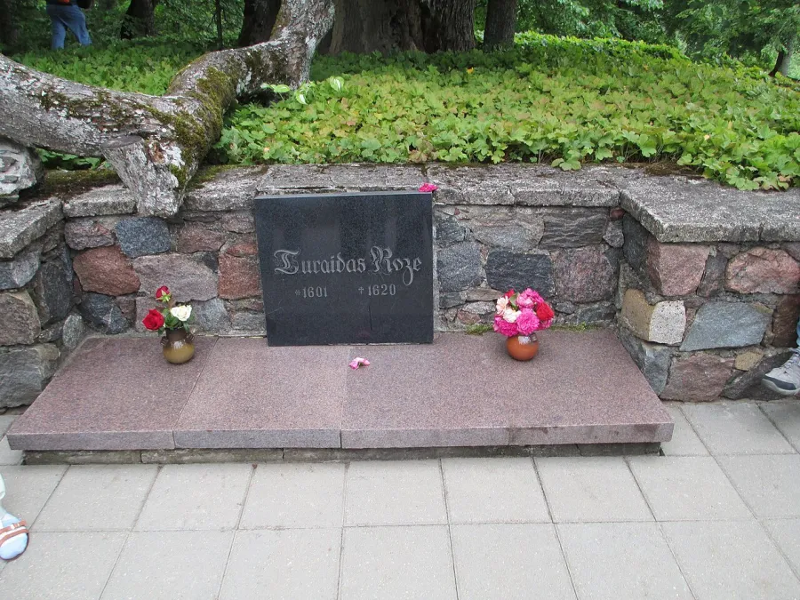 The tomb of the Rose of Turaida in Sigulda